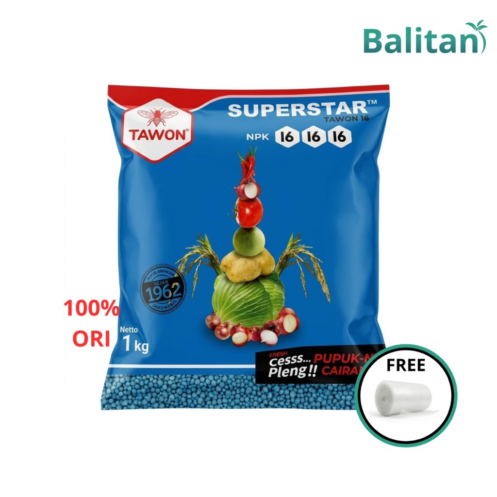 Pupuk NPK Tawon Superstar 1 Kg - Booster Pertumbuhan & Hasil Panen Maksimal