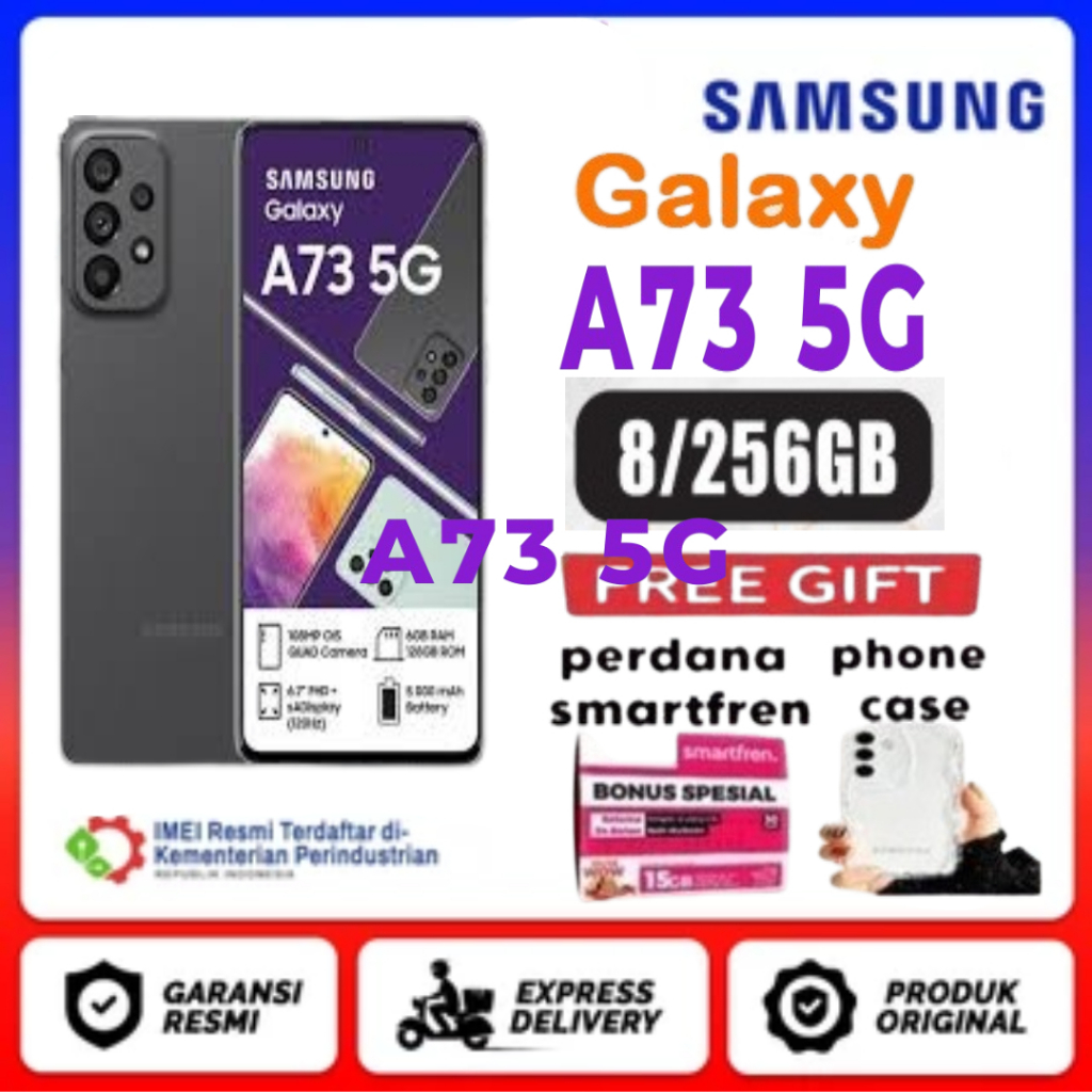 Samsung Galaxy A73 5G 8GB/256GB - Garansi Resmi