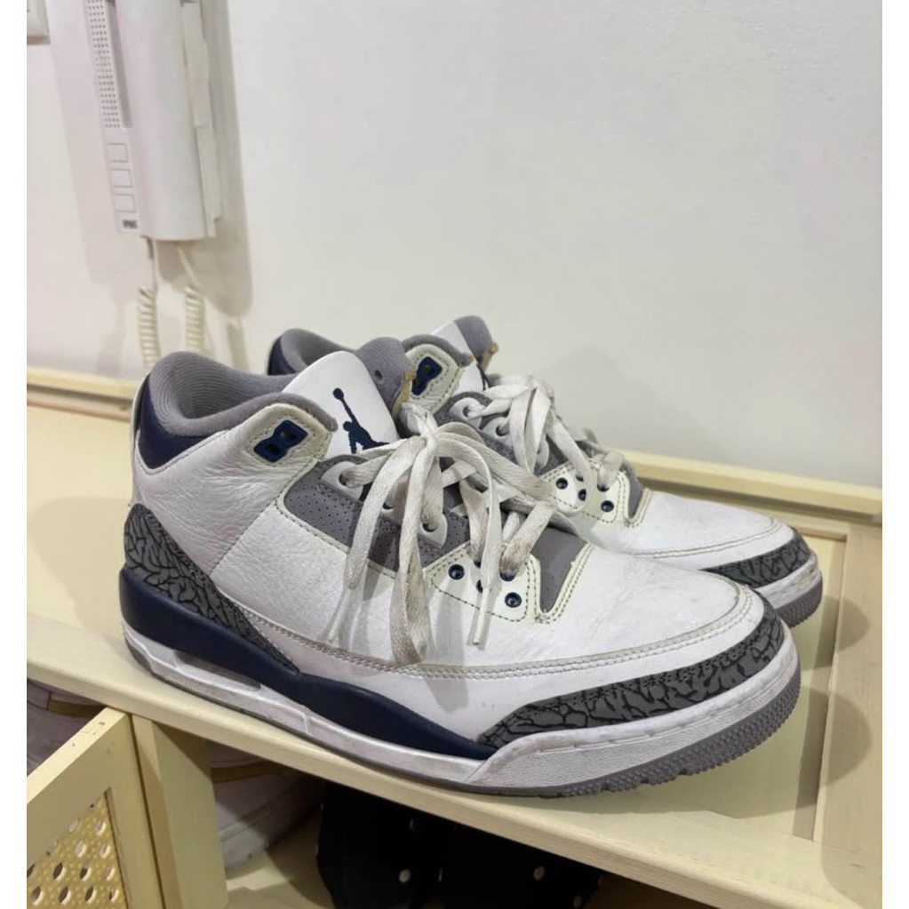 air jordan 3 midnight navy no box