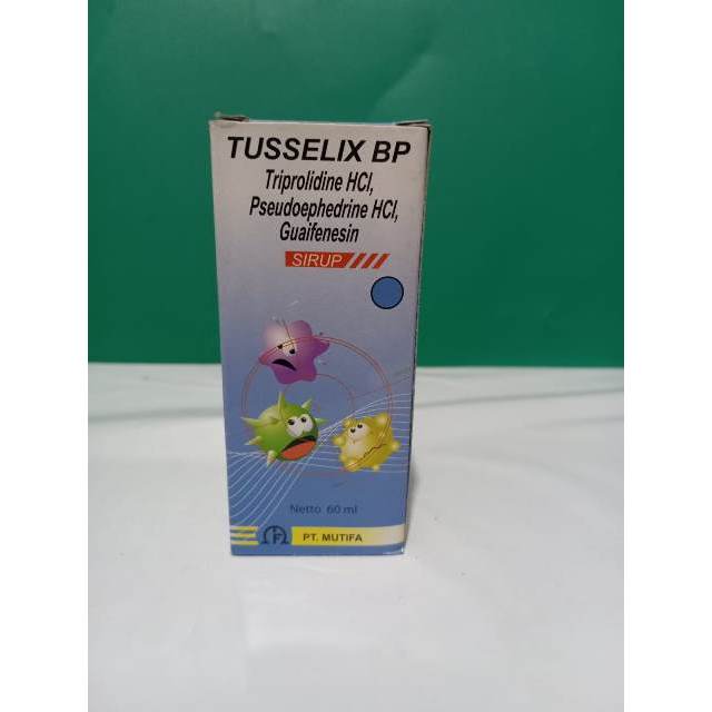 Tuselix BP sirup 60ml obat untuk batuk pilek sesak anak