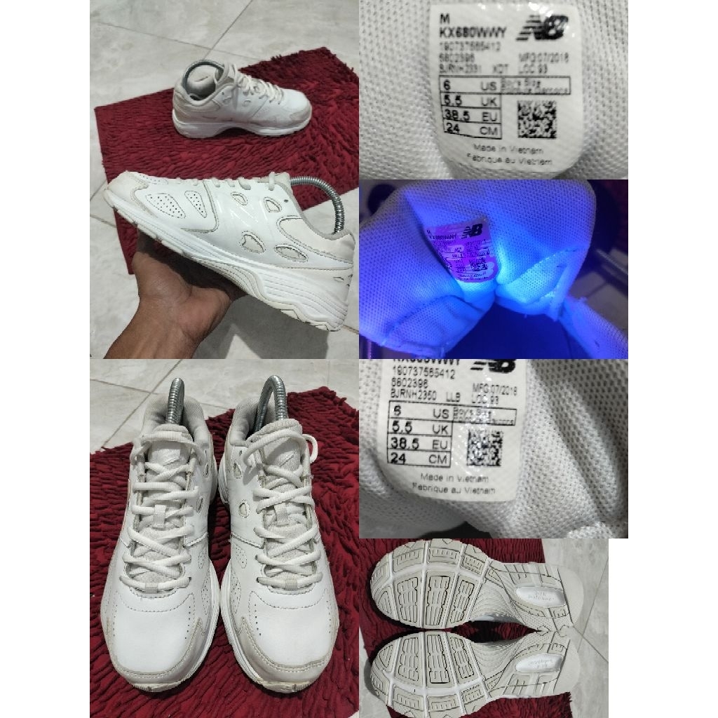 Sepatu Preloved Second Original NB New Balance seri 680v3 Size 38