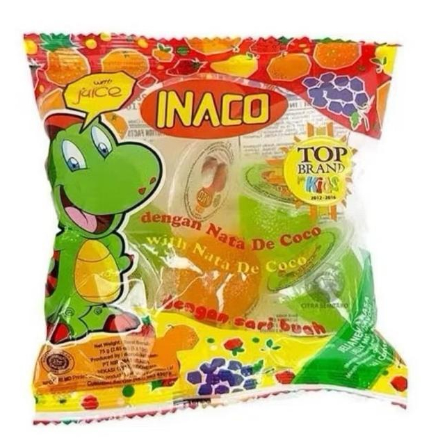 Inaco jelly mini halal isi 5 pcs/pack/*agar agar jelly