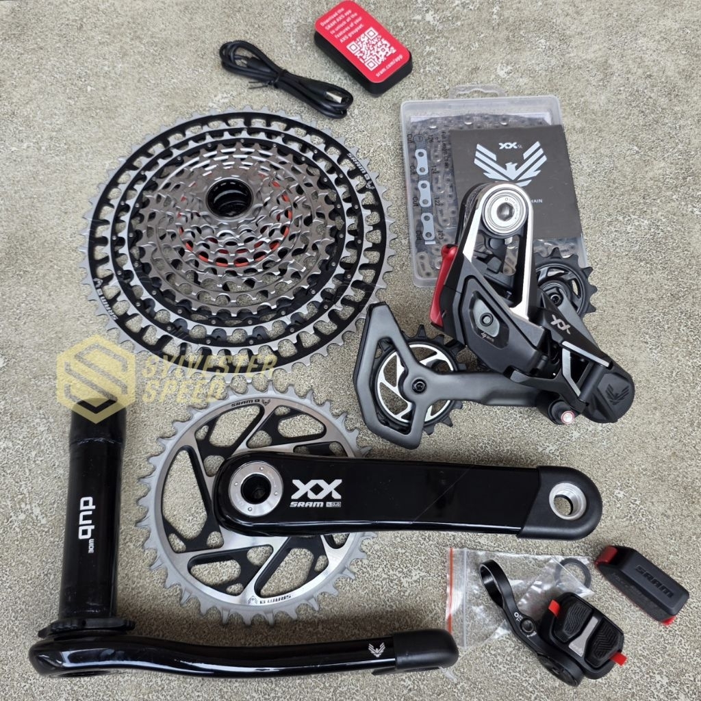 Groupset Sram XX SL Transmission Carbon AXS Wireless Eagle 12 speed Dub UDH XO