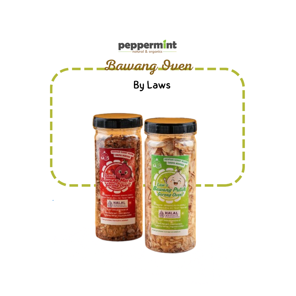 Laws bawang goreng oven- Bawang Goreng Oven Law's Kitchen - Tanpa Bumbu/MSG/Garam/Tepung -