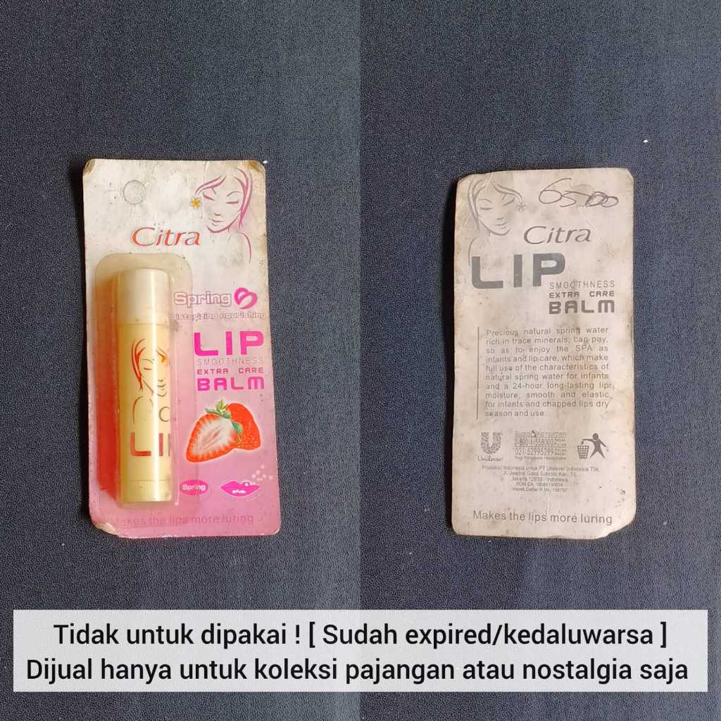 [ TIDAK UNTUK DIPAKAI ] KOLEKSI PRODUK JADUL CITRA LIP BLAM HANYA UNTUK PAJANGAN SAJA