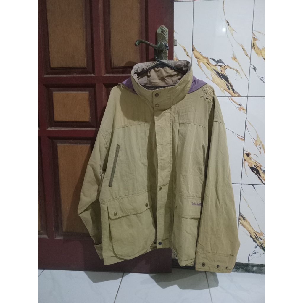 JAKET PARKA TIMBERLAND MINUSAN KONDISI TEMPUR SIZE XXXL