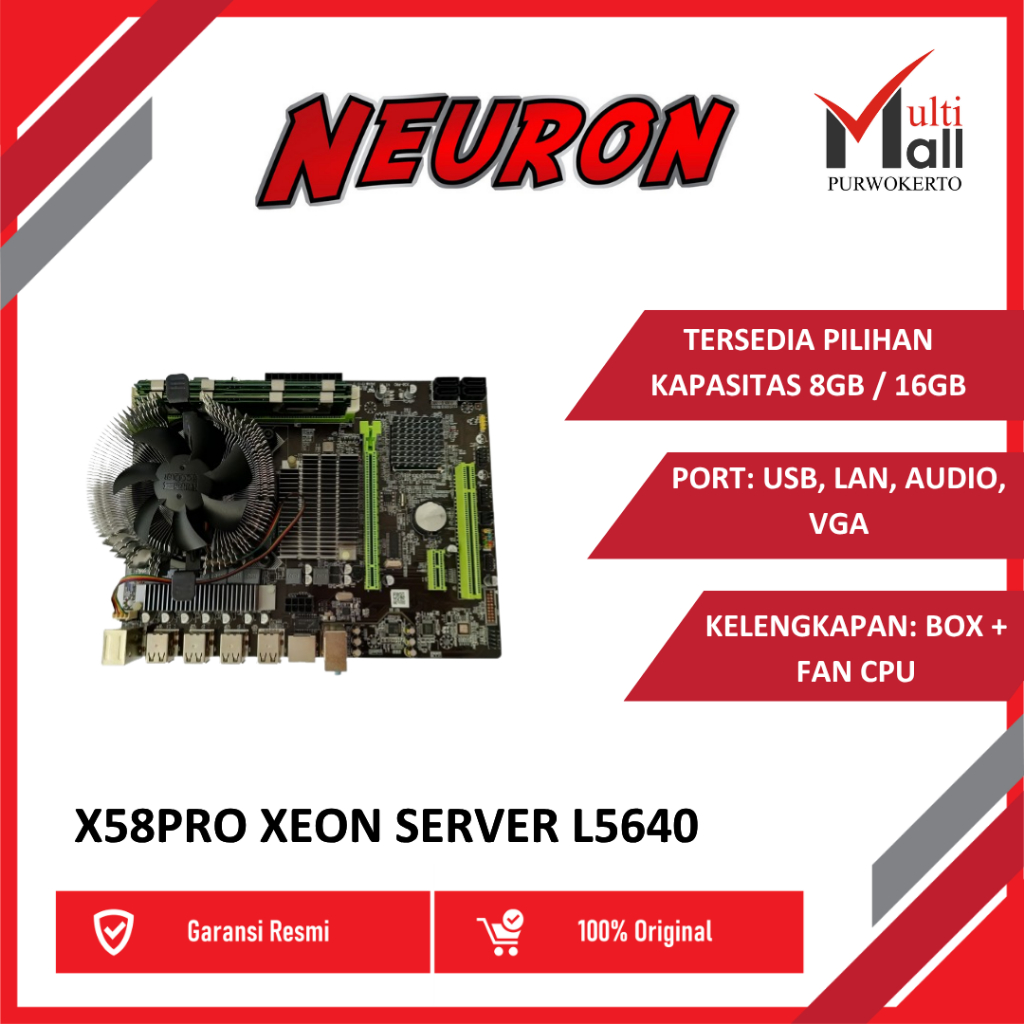 Motherboard Neuron X58 Pro Xeon L5640