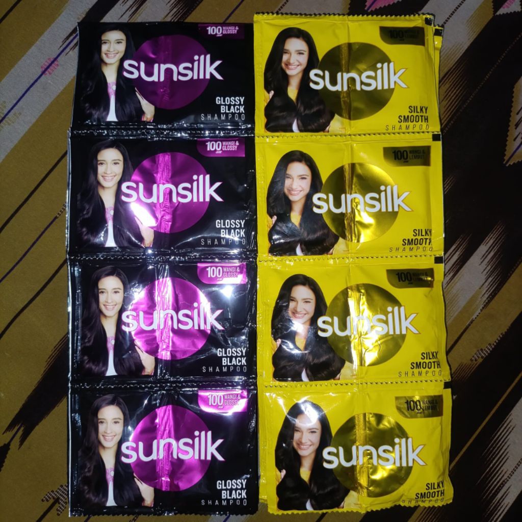 Shampo Sunsilk Silky Smooth / Sunsilk Glossy Black Sampo Sunsilk Renceng Sampo Sunsilk Sachet Shampo