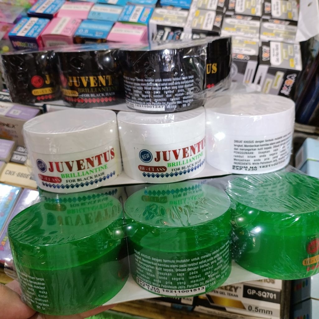 juventus hiclass original minyak rambut pomade