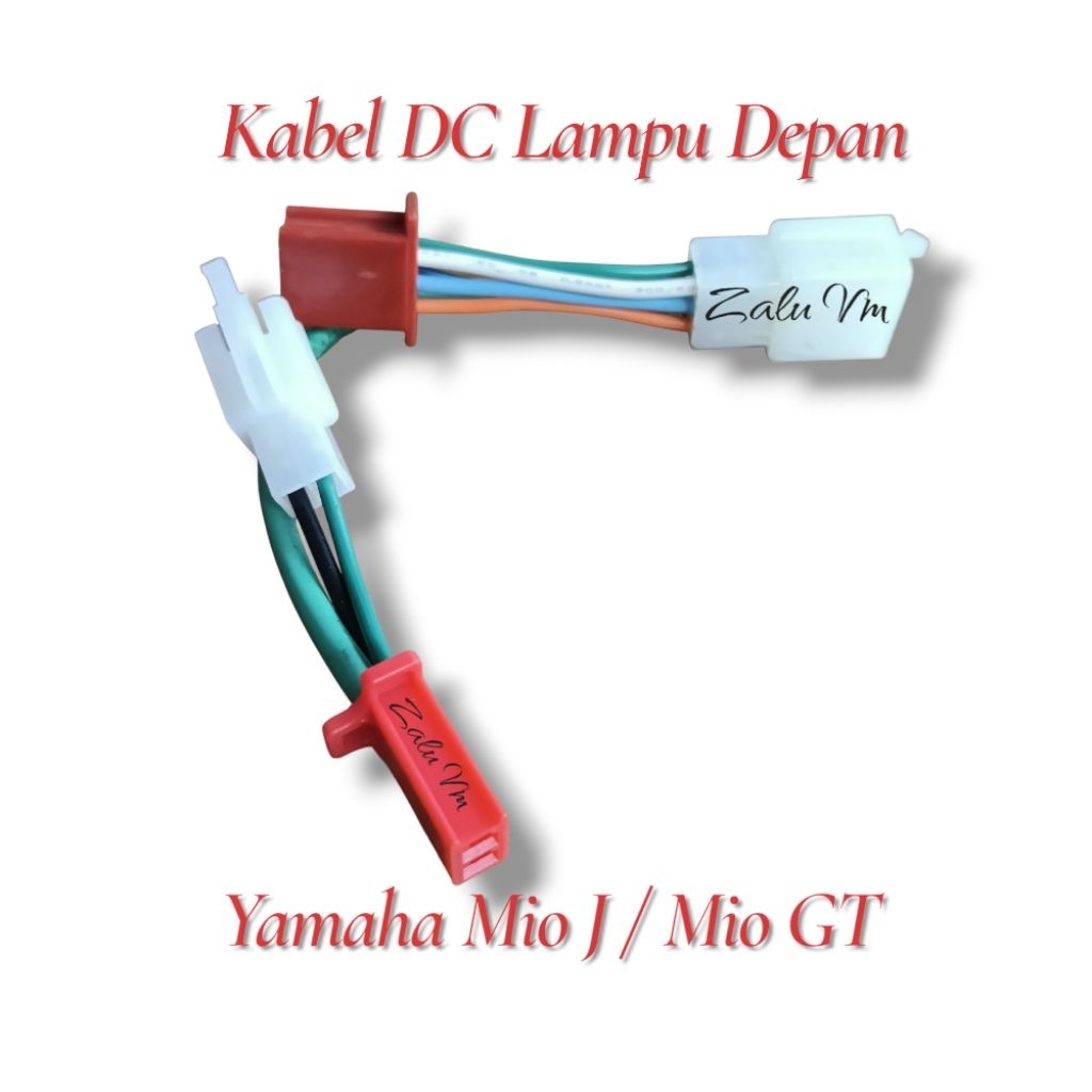 kabel DC Yamaha Mio j Mio gt kabel soket DC lampu depan