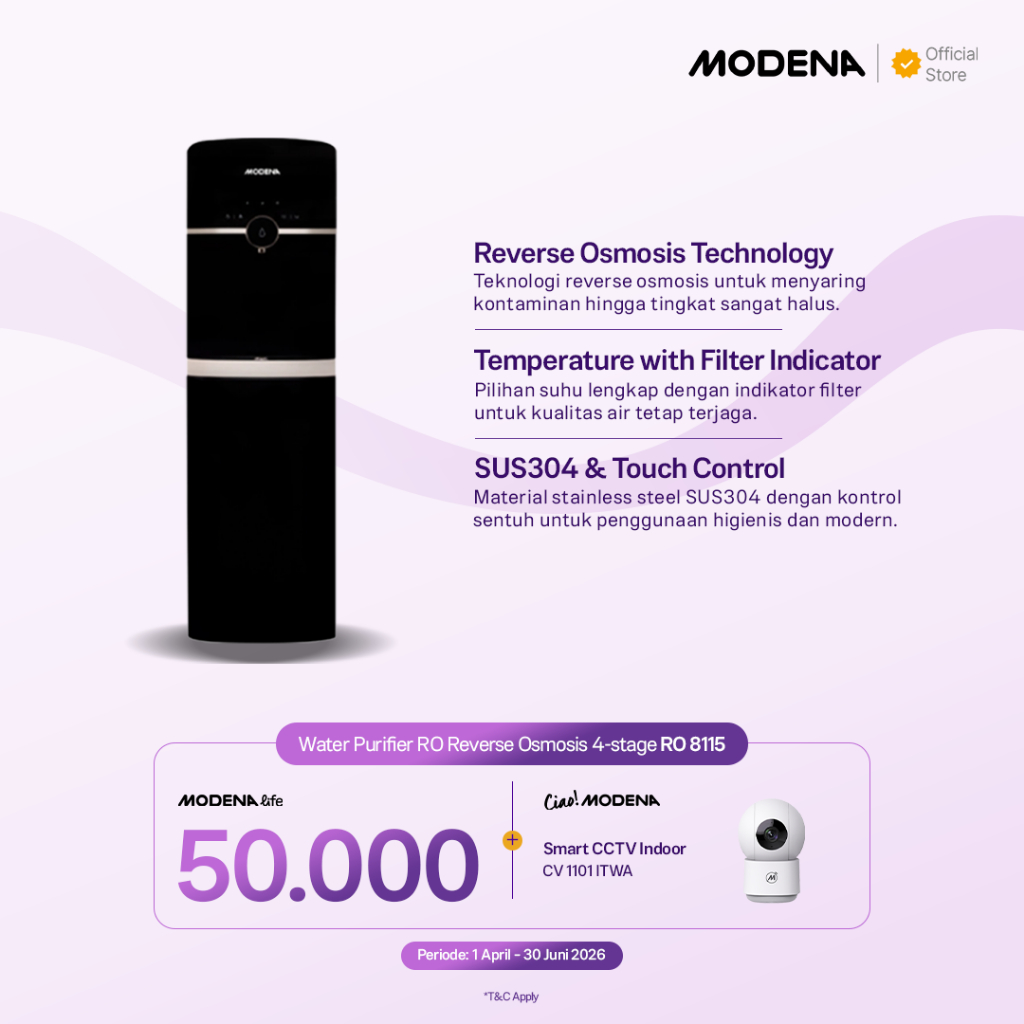 MODENA Water Purifier - RO 8115