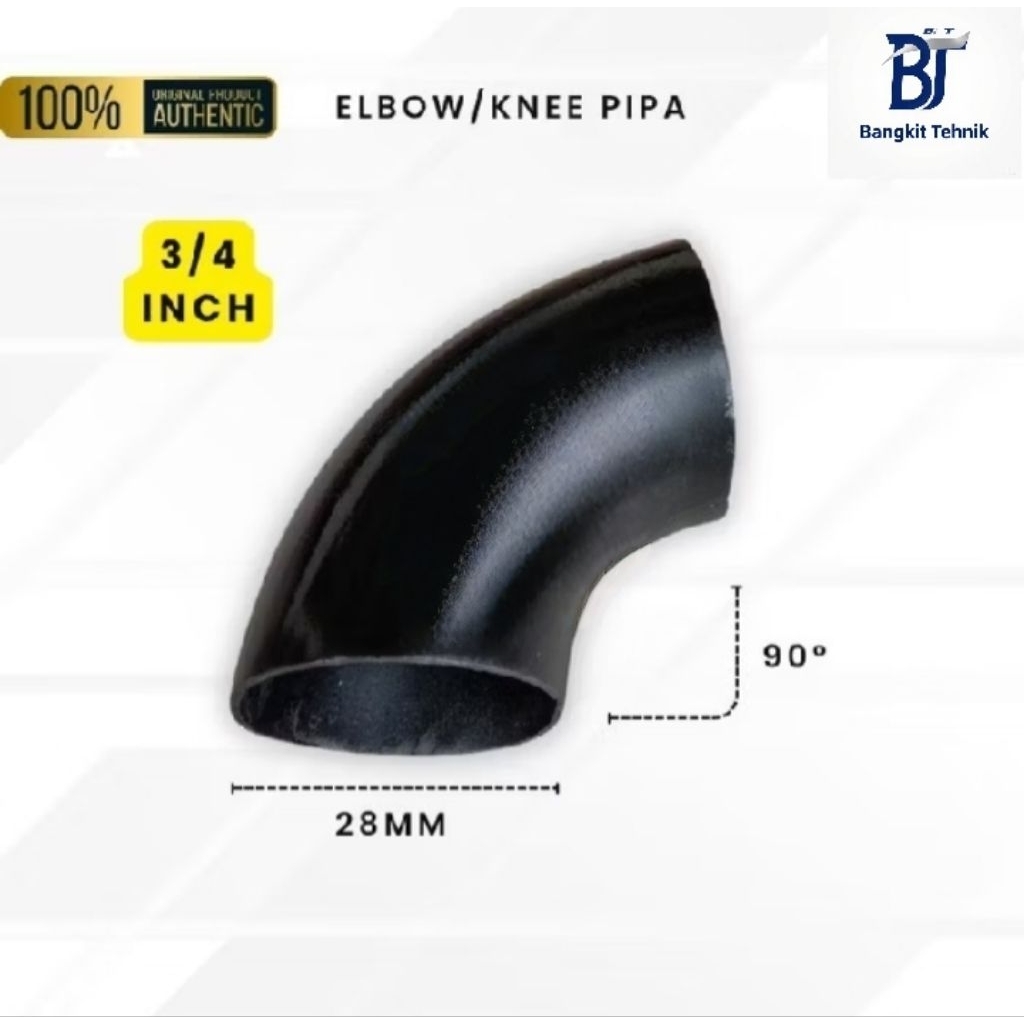 Elbow Besi Pipa Las ¾ inc | Elbow | Knee