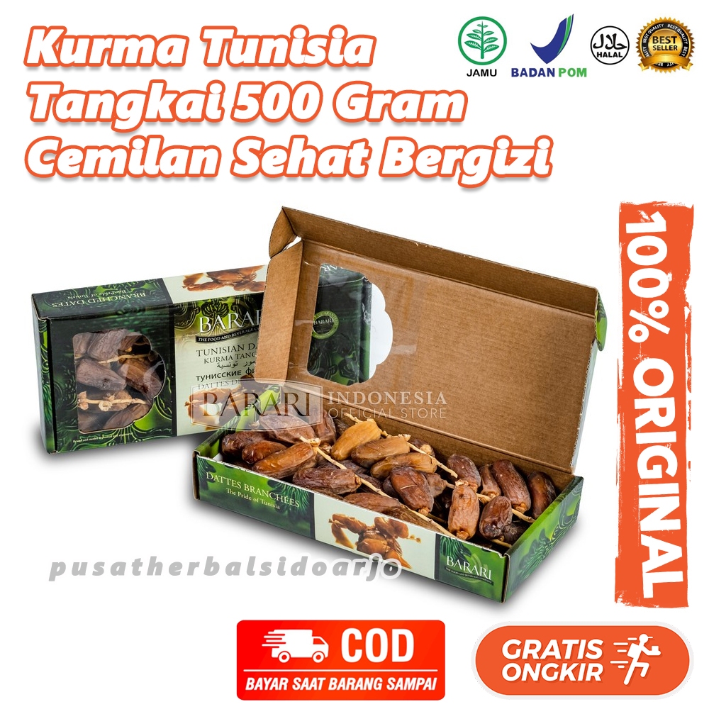 Kurma Tunisia Tangkai Sunfruit 400gr