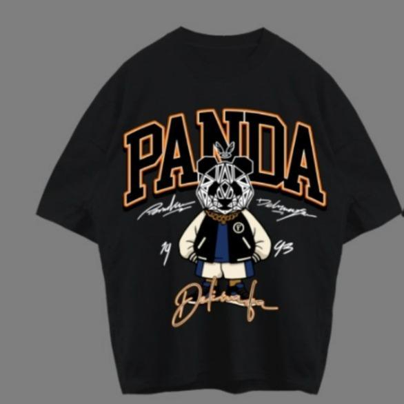 DJ Panda X Deliwafa - Deliwafa 1993 | T-Shirt Oversize | Kaos Stripe | Baju Pria Wanita