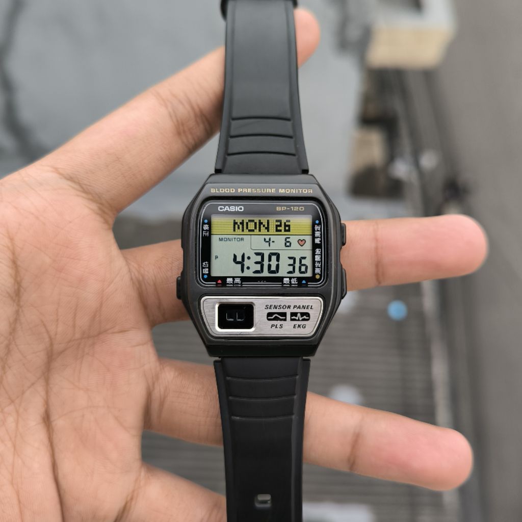 casio bp 120 blood pressure vintage 1990