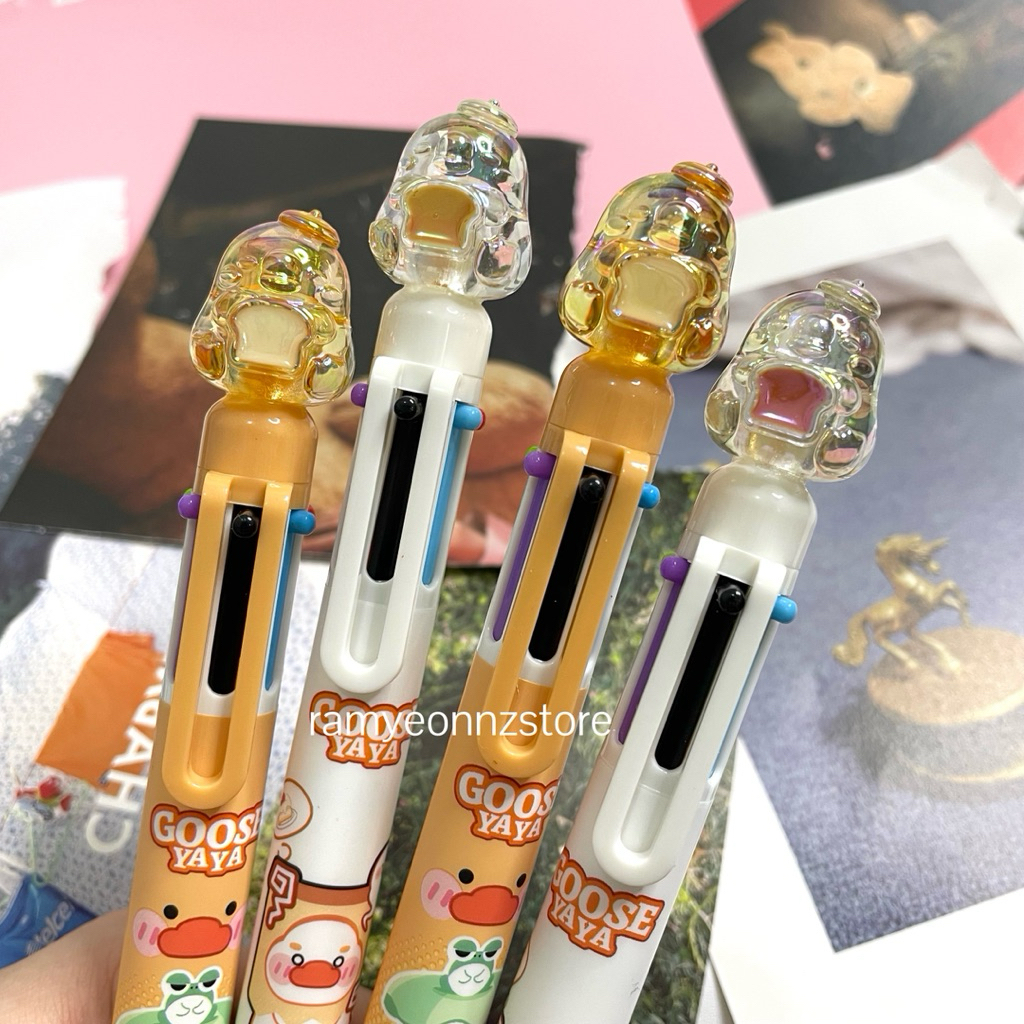 Pulpen 6 Warna Pulpen Warna Warni Karakter Bebek Lucu