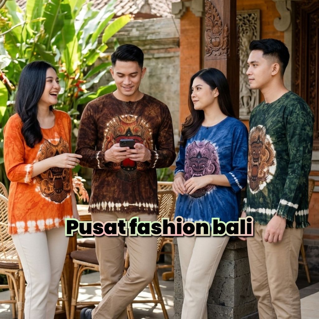 Baju barong lengan panjang baju barong jumbo Baju barong dewasa unisex Baju barong motif abstrak baj