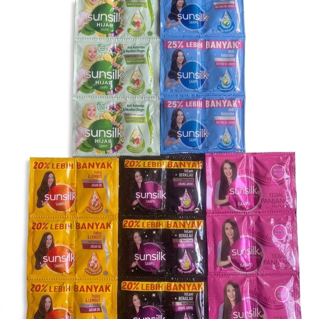 1 renceng sunsilk isi 24pcs / shampo sunsilk / sunsilk renceng / sunsilk renteng / sunsilk sachet / 