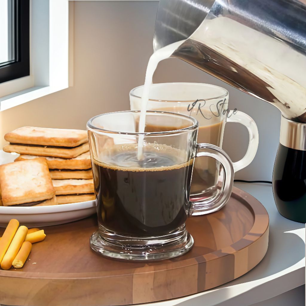 Gelas Kaca Arabicca Citinova 180ml set 6pc Gelas Kopi Cafe Resto