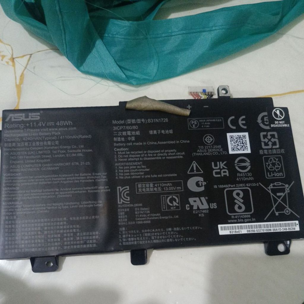 baterai asus tuf fx506hc