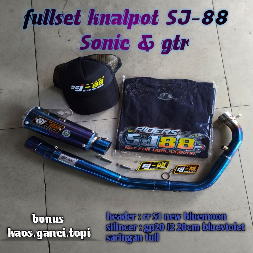 paket pullset knalpot sj88 Sonic & GTR