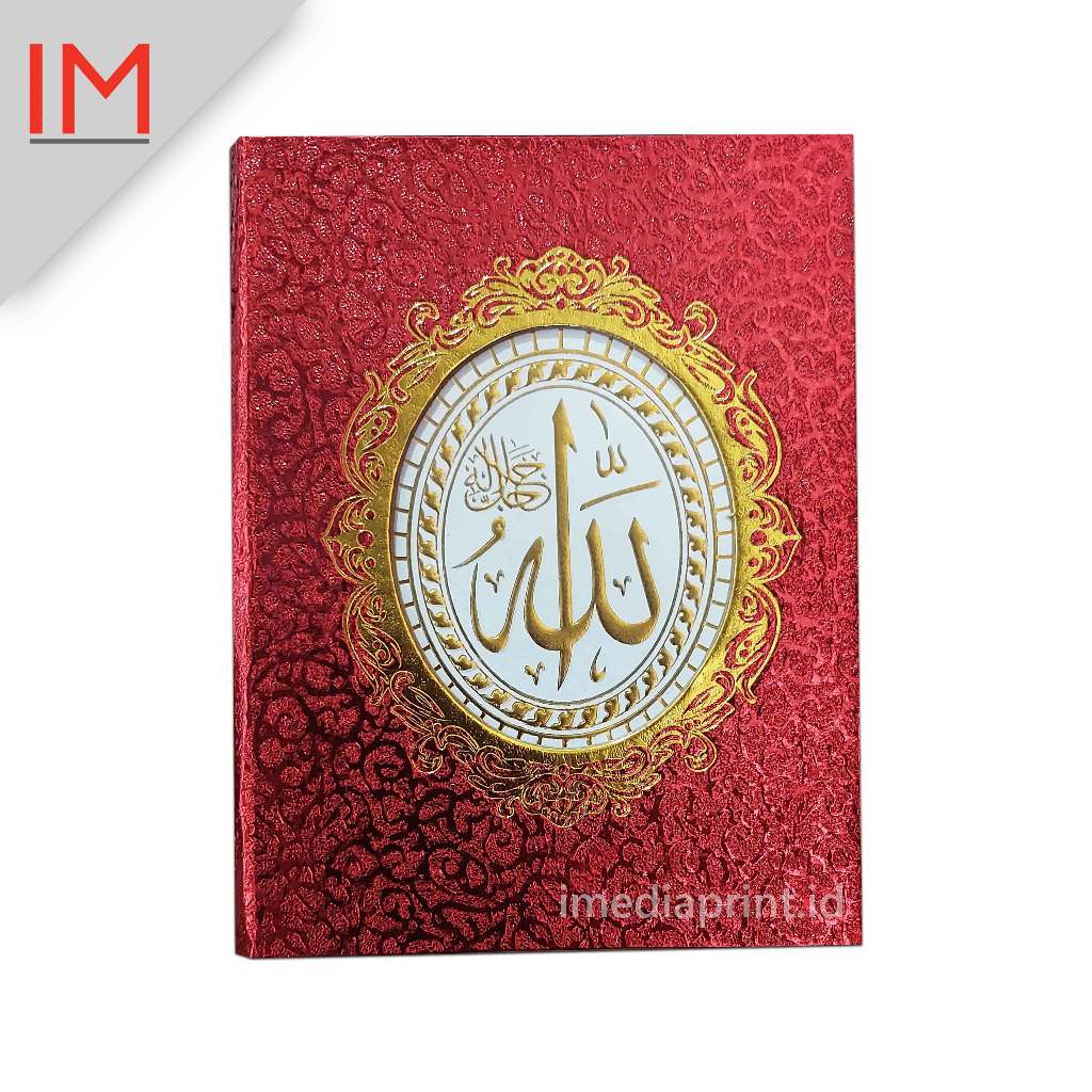 Hard Cover Yasin Glossy Merah READY STOK