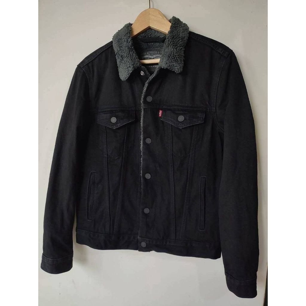 trucker levis sherpa