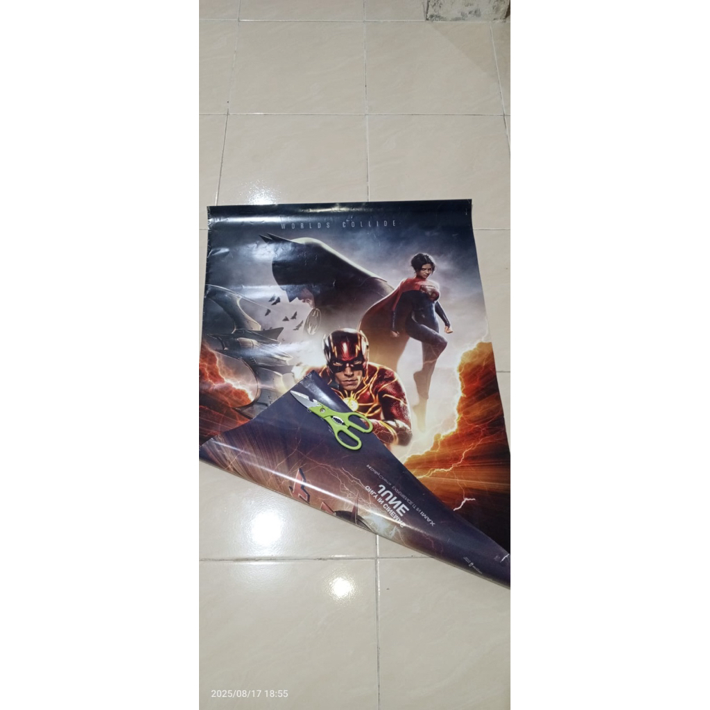 POSTER ORIGINAL MOVIE - FILM FLASH - EX BIOSKOP
