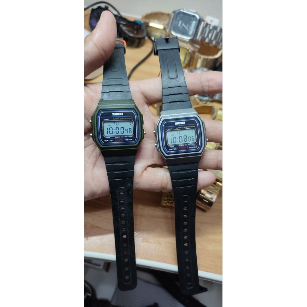 jam tangan murah skmei kotak digital ukuran kecil