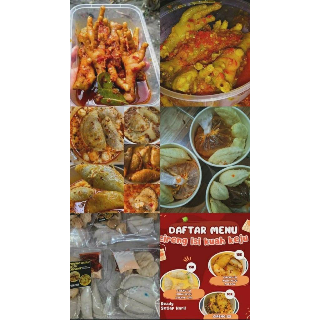 Cireng Kuah isi Ayam Suwir
