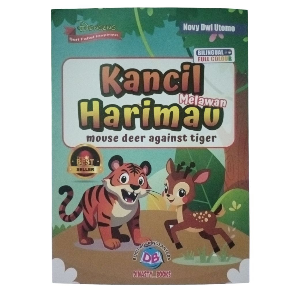 Buku Dongeng Fabel / Dongeng Anak / Kancil Melawan Harimau