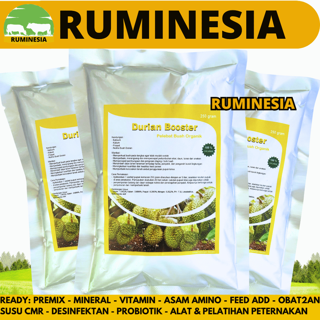 DURIAN BOOSTER 250 gr - Booster Durian 250 gr - Pupuk Durian Booster Original