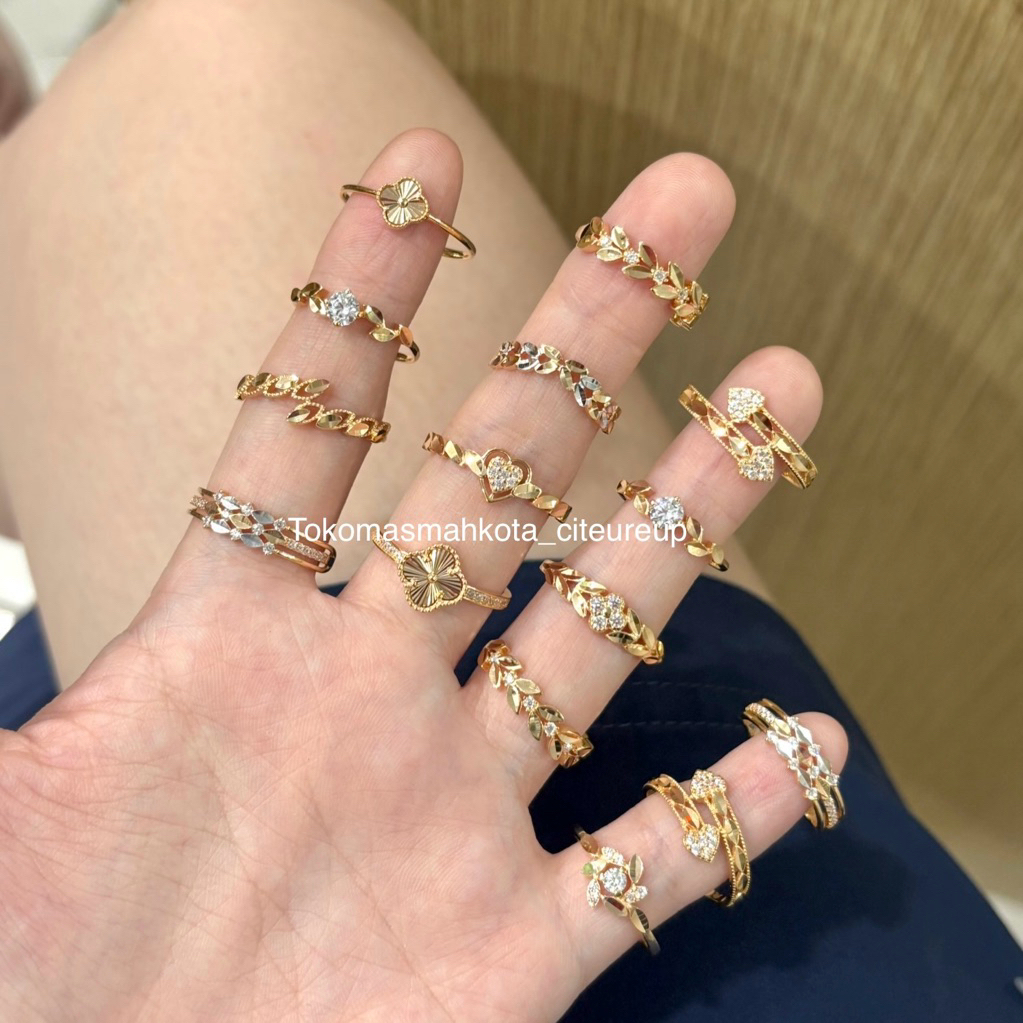 CINCIN EMAS FASHION 16K MODEL BARU