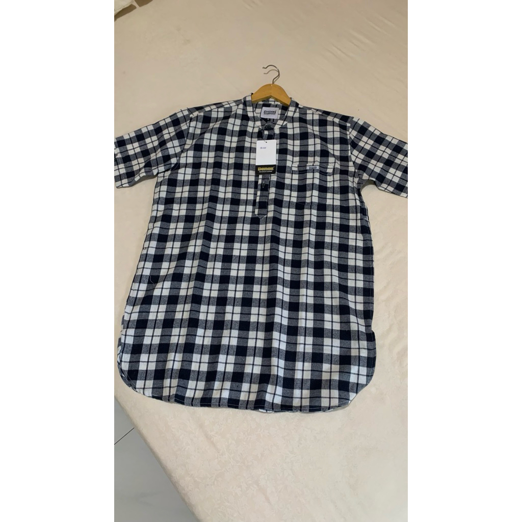 Kurta Flanel Kemeja Bapak Koko