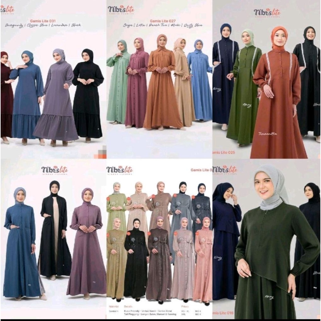 GAMIS NIBRAS LITE PROMO SPESIAL CUCI GUDANG