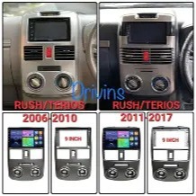 HEAD UNIT ANDROID AVIX Korea RAM 2GB 7" OEM PNP Rush Terios 2012-2015 Ori Garansi