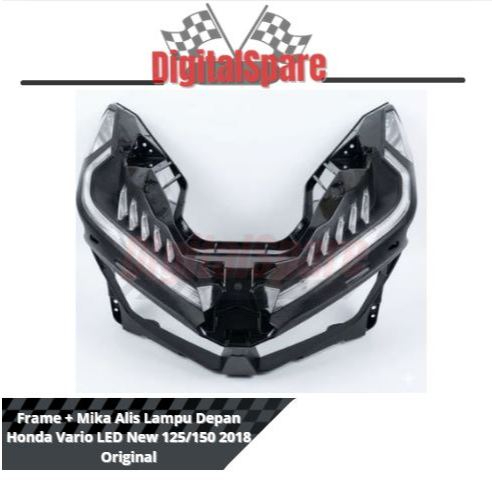 Frame  & Alis Lampu Depan Vario LED New 125/150 Original 2018 - 2022