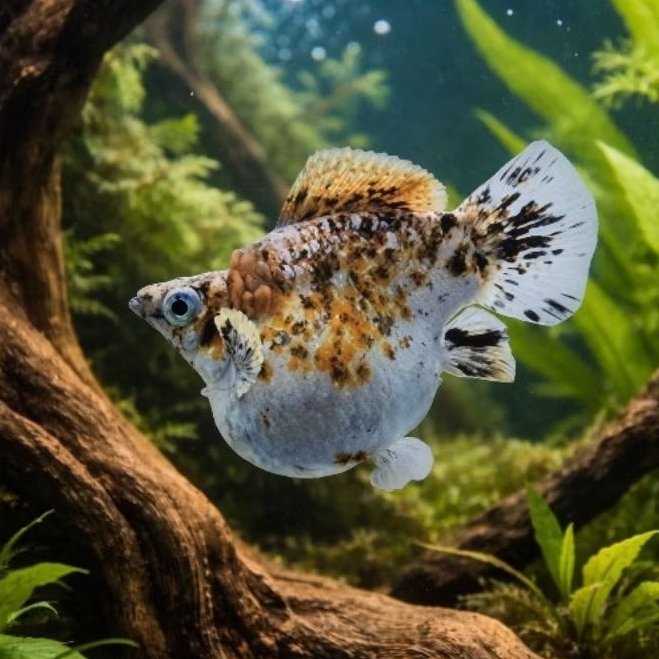 IKAN MOLLY BALON CALICO