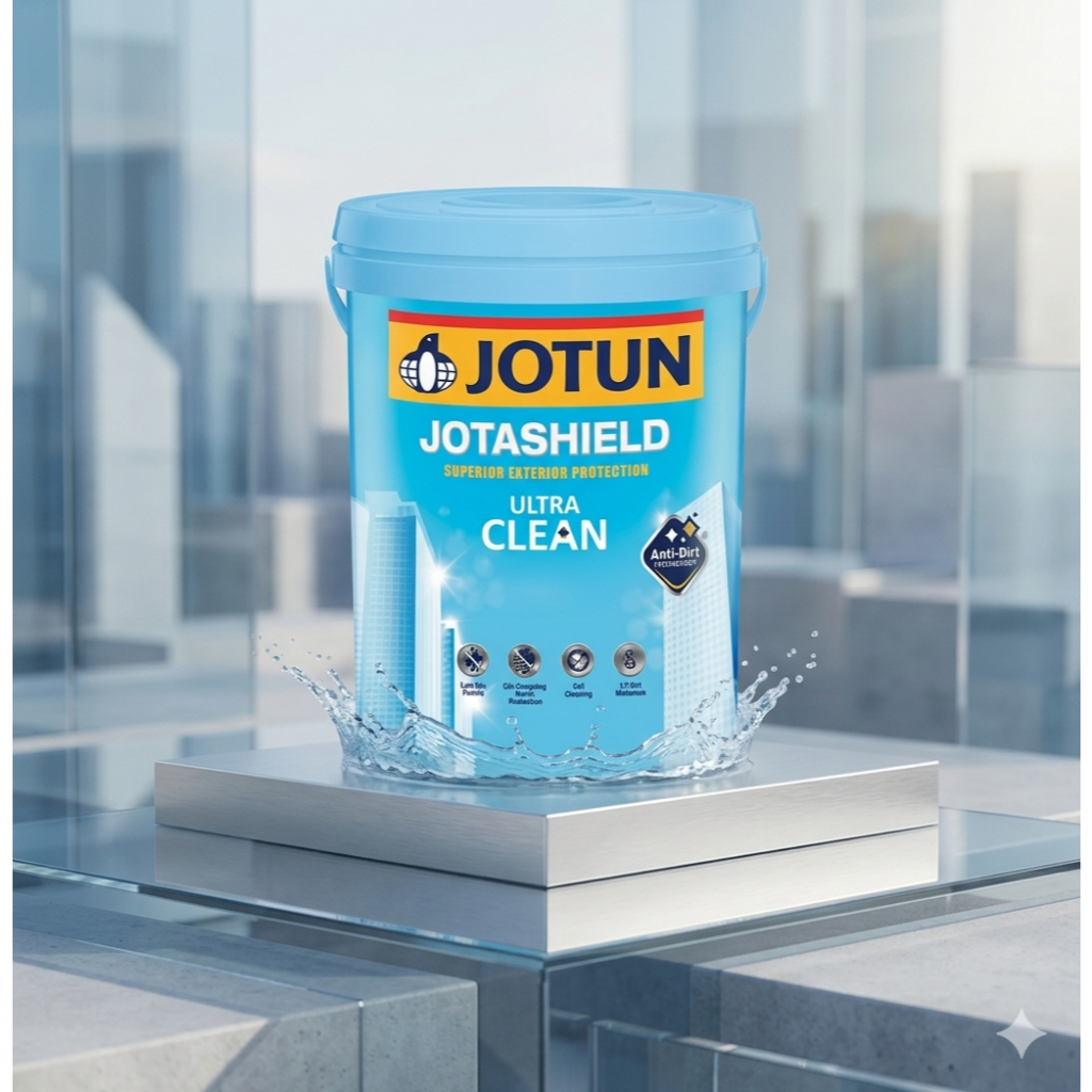 CAT JOTUN JOTASHIELD ULTRA CLEAN - CAT TEMBOK JOTUN SUPER PREMIUM