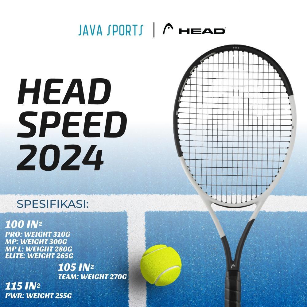 Raket Tenis Head Speed PRO MP L TEAM PWR ELITE 2024 Auxetic 2.0 Djokovic Original
