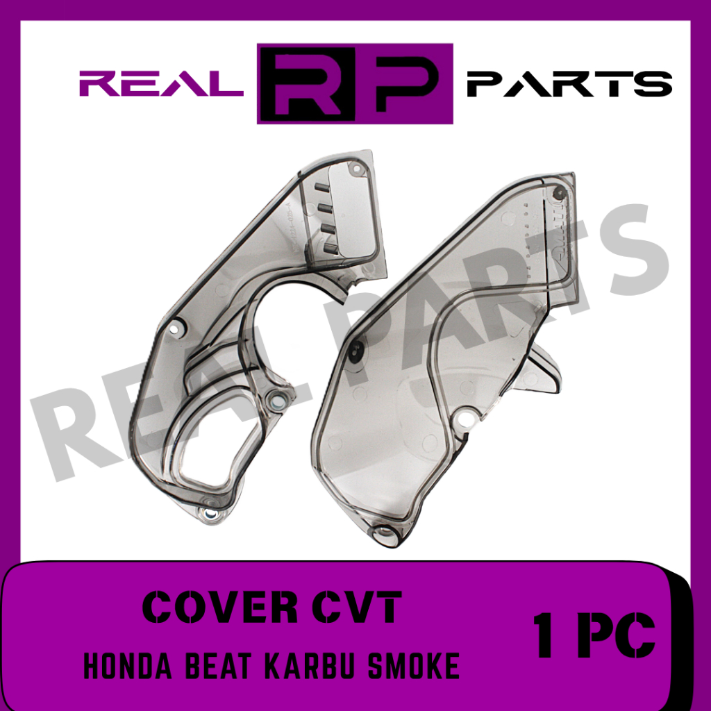 REAL-PARTS/COVER-CVT/PENGAMAN/TUTUP/AIRDUCT/MOTOR/HONDA/BEAT-KARBU/SMOKE/GRADE-ORI