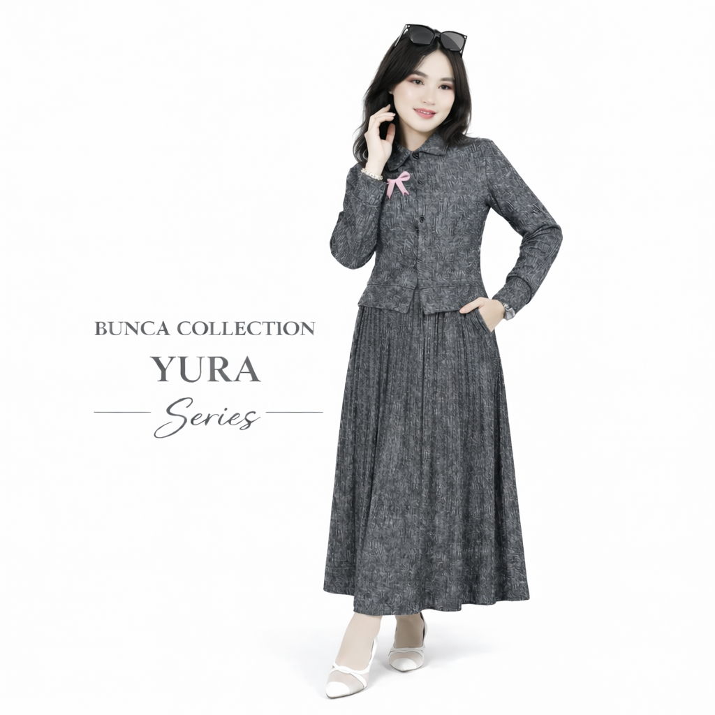 Rok Plisket | Setelan Rok | Setelan Rok Wanita | Rok Plisket Motif | Setelan Rok Plisket Kaos Knit P