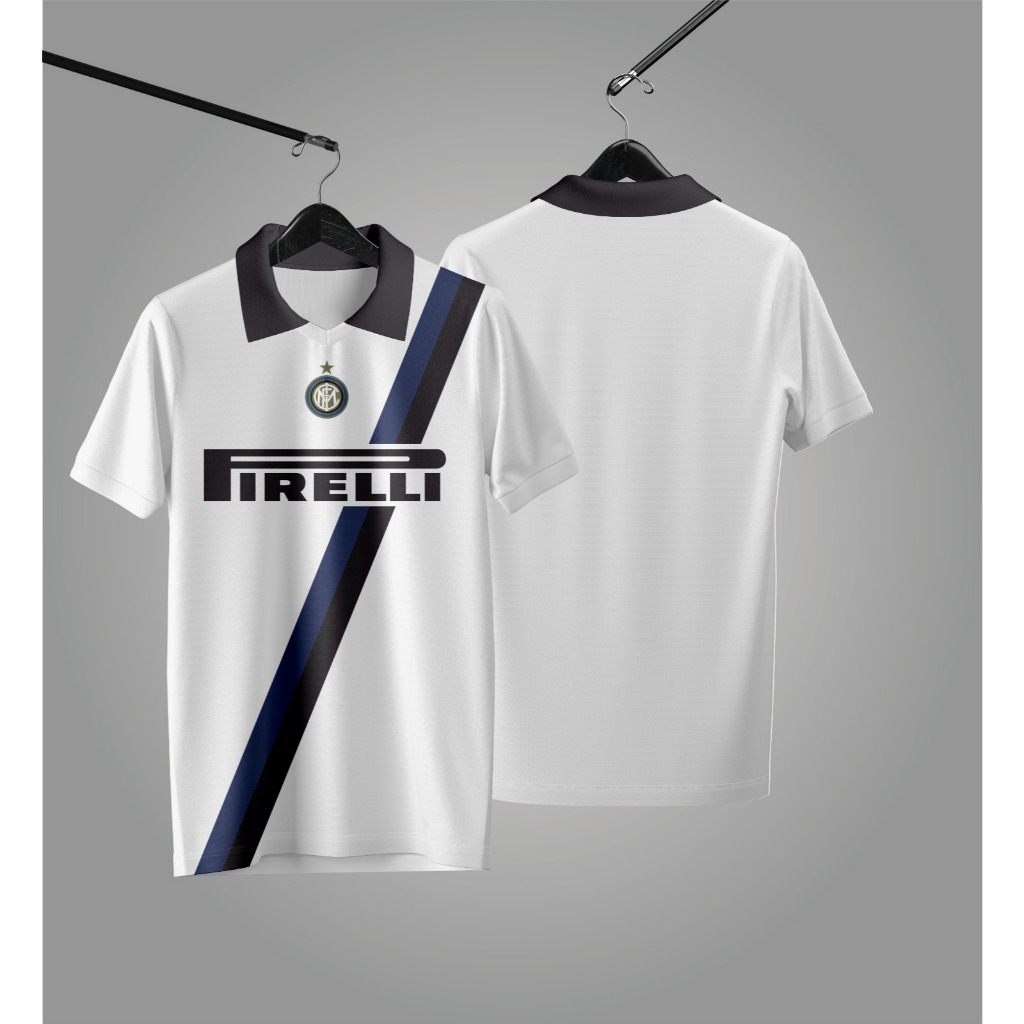JERSEY FANTASY INTER MILAN FC RETRO BERKUALITAS