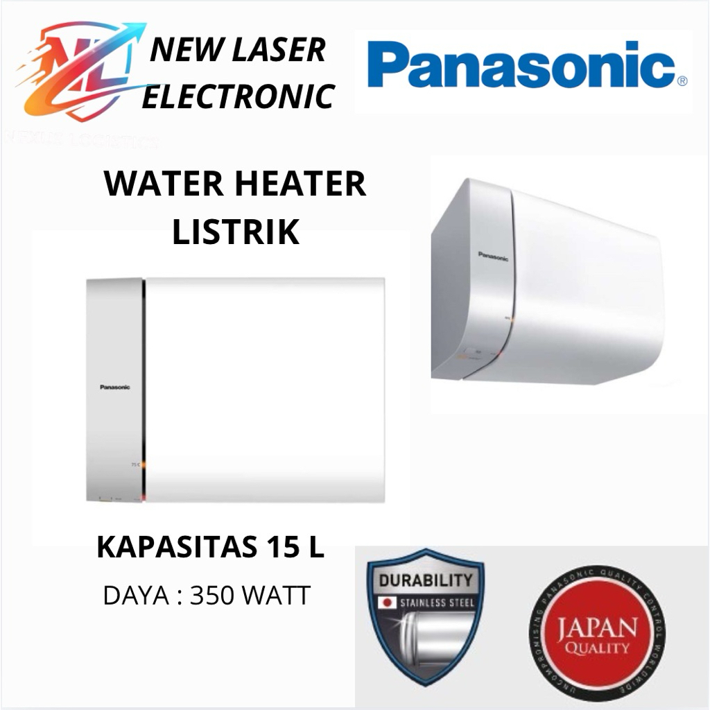 WATER HEATER LISTRIK PANASONIC 15 HCMRW (15 LITER)