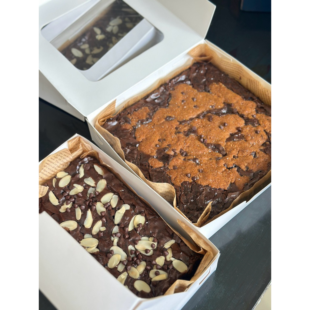 Fudgy Brownie, Brownie Panggang