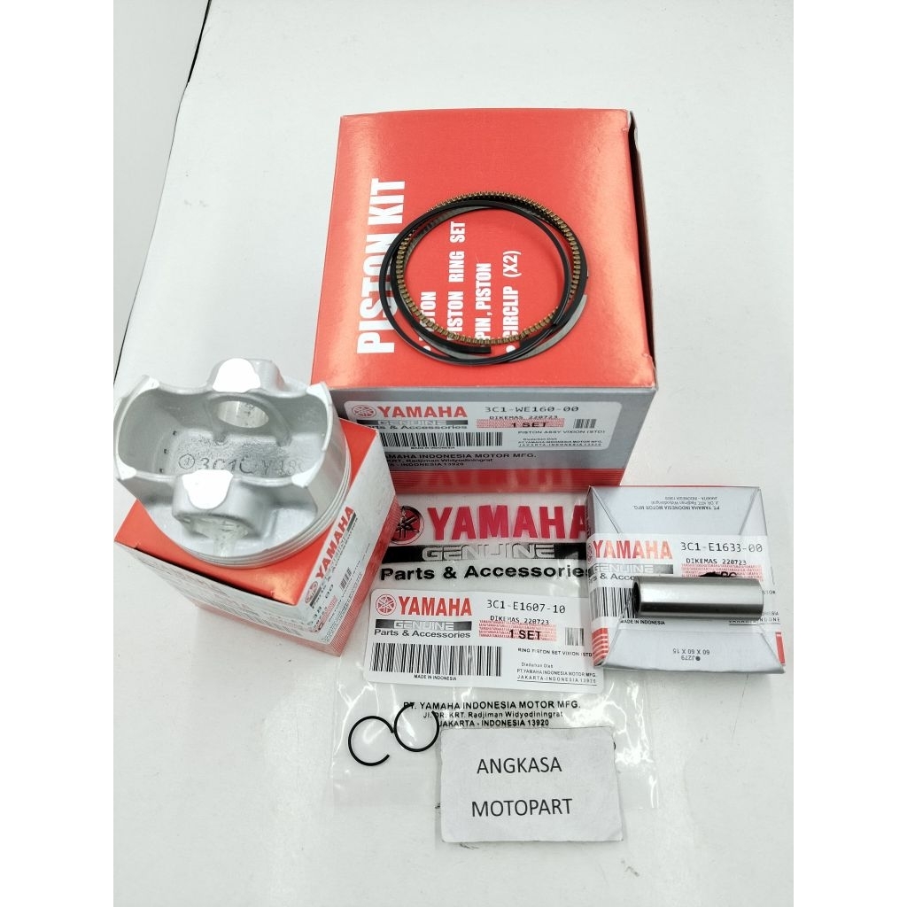 PISTON KIT RING SEHER YAMAHA VIXION (3C1) STD