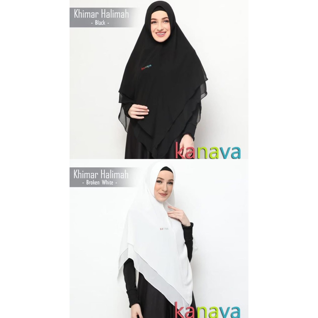 KHIMAR HALIMAH BY KANAYA BOUTIQUE/KHIMAR BANJARMASIN/KHIMAR CERUTY/KHIMAR 2 LAYER/KHIMAR TERBARU/KHI