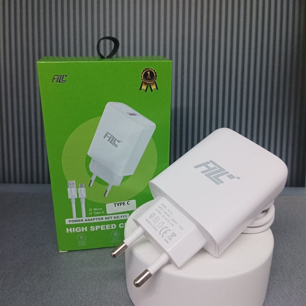 Charger TC HZL HZ-111 2.4A Micro Type-C Fast Charging Original Quality
