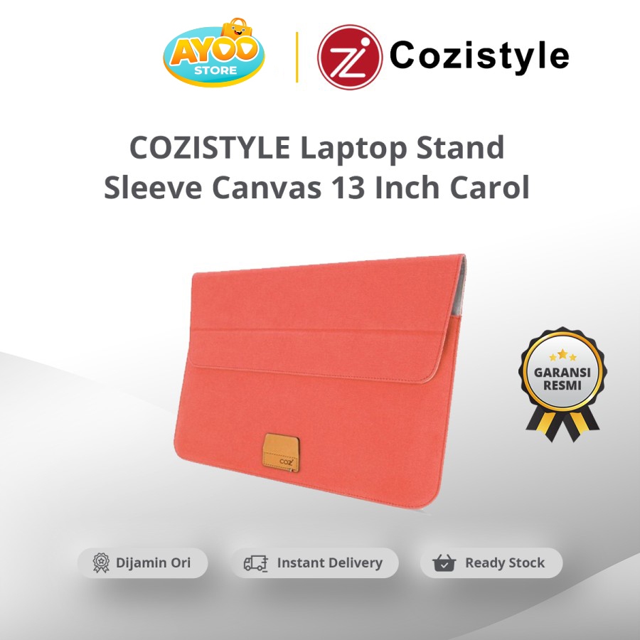 COZISTYLE Laptop Stand Sleeve Canvas 13 Inch Carol