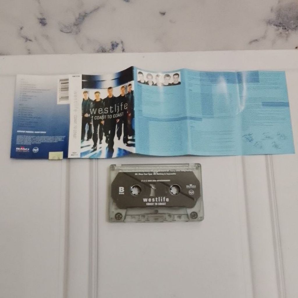 kaset tape - Westlife (coast to coast)